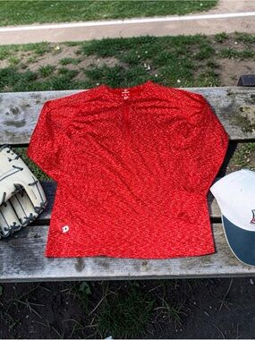 Women’s  Red Performance Long-Sleeve Shirt DeMarini (XL)